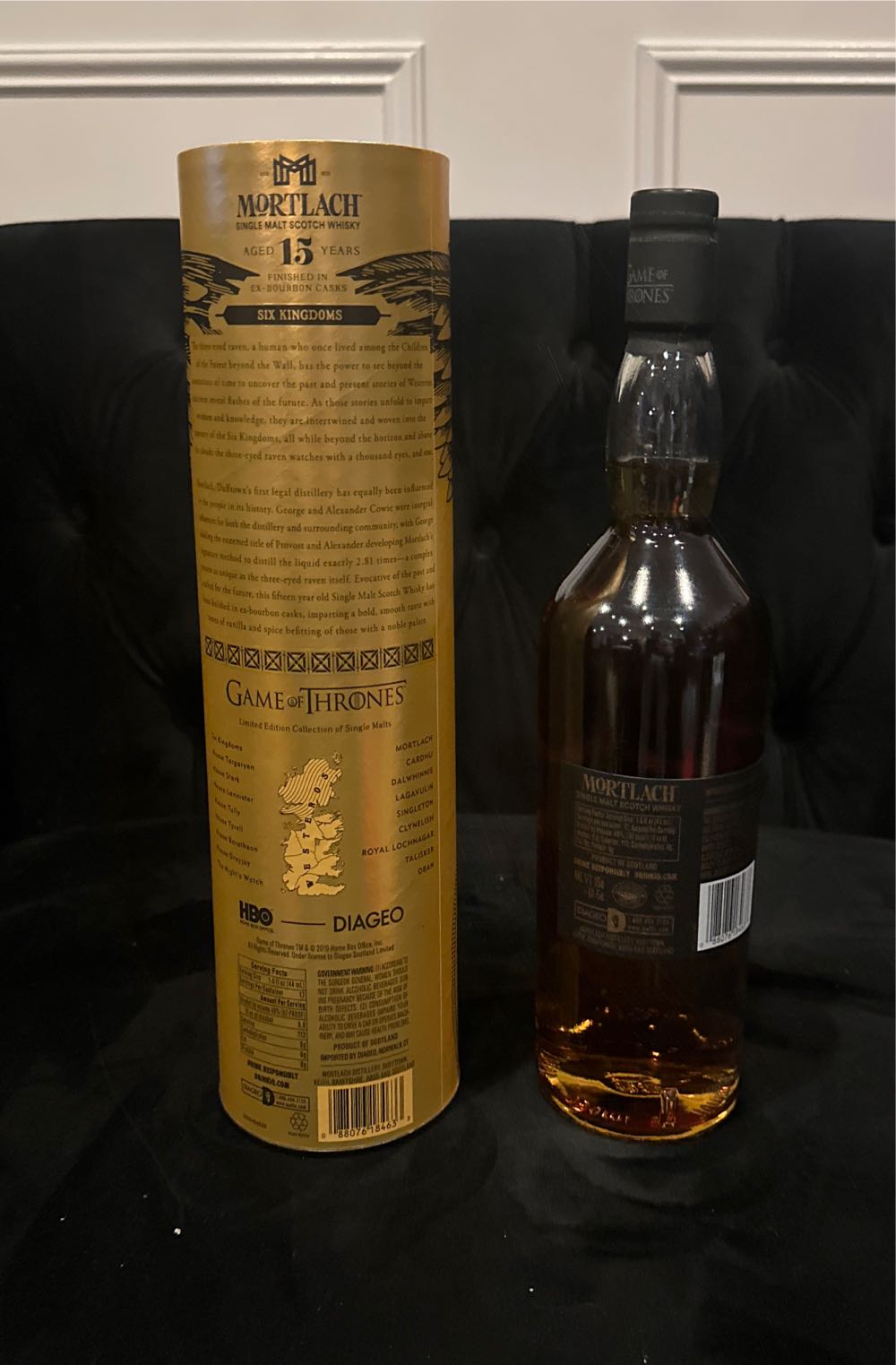 G.O.T Six Kingdoms - Mortlach 15 Year - Mortlach Distillery (750 mL) alcohol collectible [Barcode 088076184633] - Main Image 2