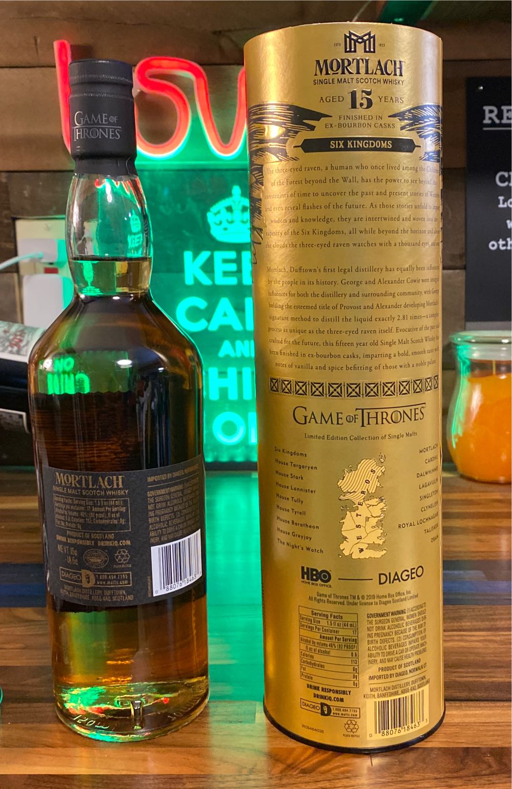 G.O.T Six Kingdoms - Mortlach 15 Year - Mortlach Distillery (750 mL) alcohol collectible [Barcode 088076184633] - Main Image 3