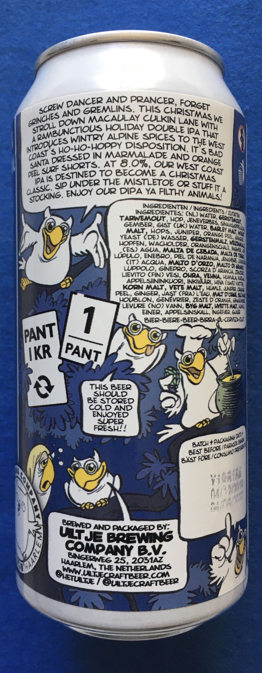 Hops Alone - Uiltje Brewing Company (440 mL) alcohol collectible [Barcode 8719325539554] - Main Image 3