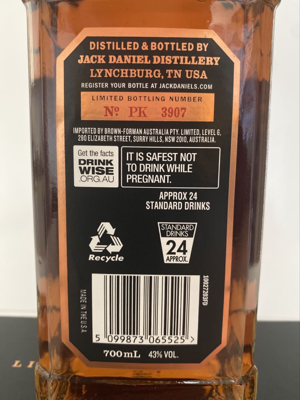 Jack Daniel’s Master Distillery 2 - Jack Daniel’s Distillery, Lynchburg, TN (700 mL) alcohol collectible [Barcode 5099873065525] - Main Image 3