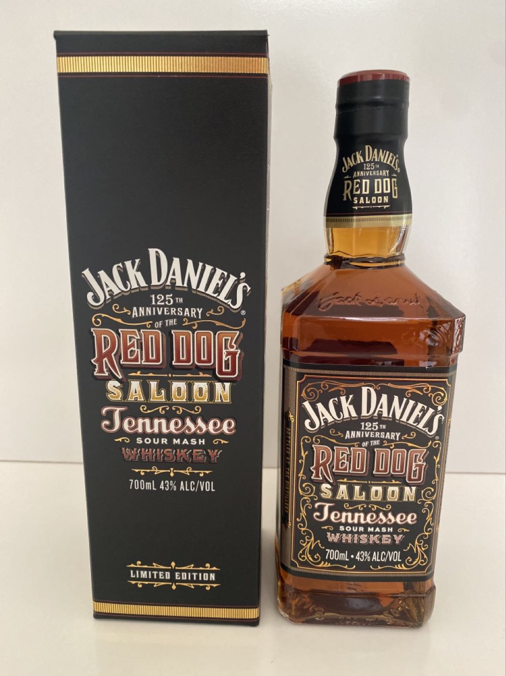125th Red Dog Saloon Japanese Asia Release - Jack Daniel’s (700 mL) alcohol collectible [Barcode 5099873010570] - Main Image 2