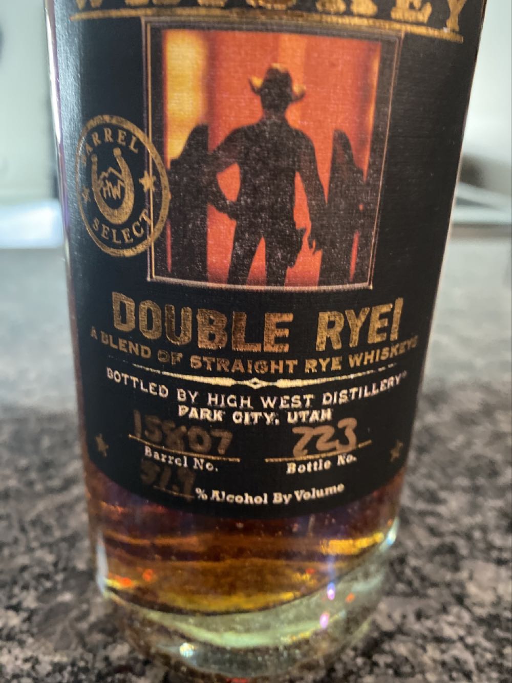 High West Double Rye  - High West Distillery (750 mL) alcohol collectible [Barcode 854396005176] - Main Image 2