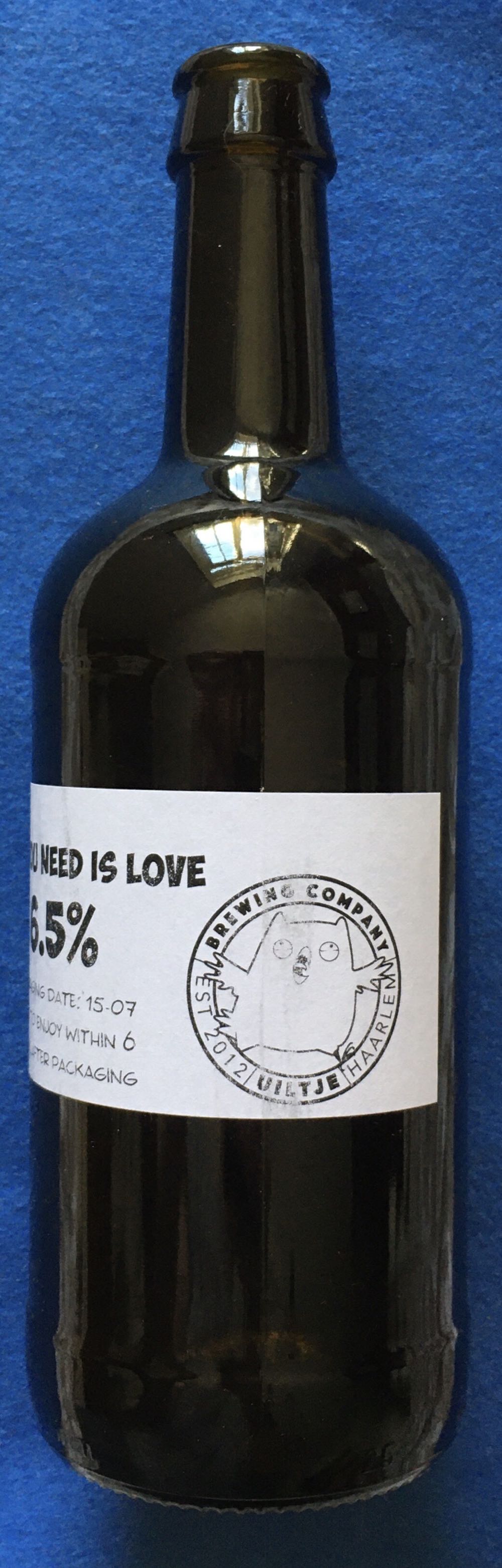 Owl You Need Is Love - Uiltje Brewing Company (500 mL) alcohol collectible - Main Image 2