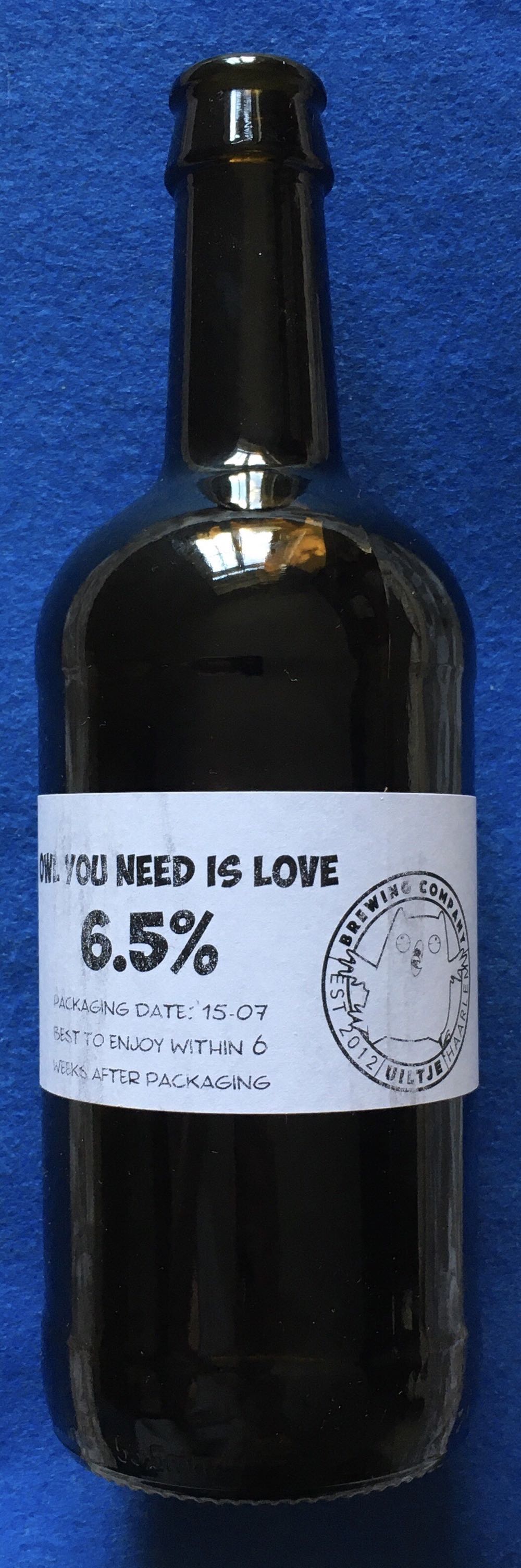 Owl You Need Is Love - Uiltje Brewing Company (500 mL) alcohol collectible - Main Image 3