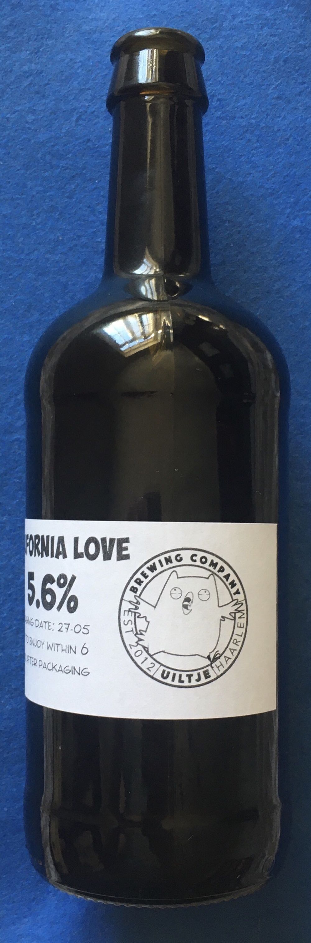 California Love - Uiltje Brewing Company (440 mL) alcohol collectible - Main Image 2