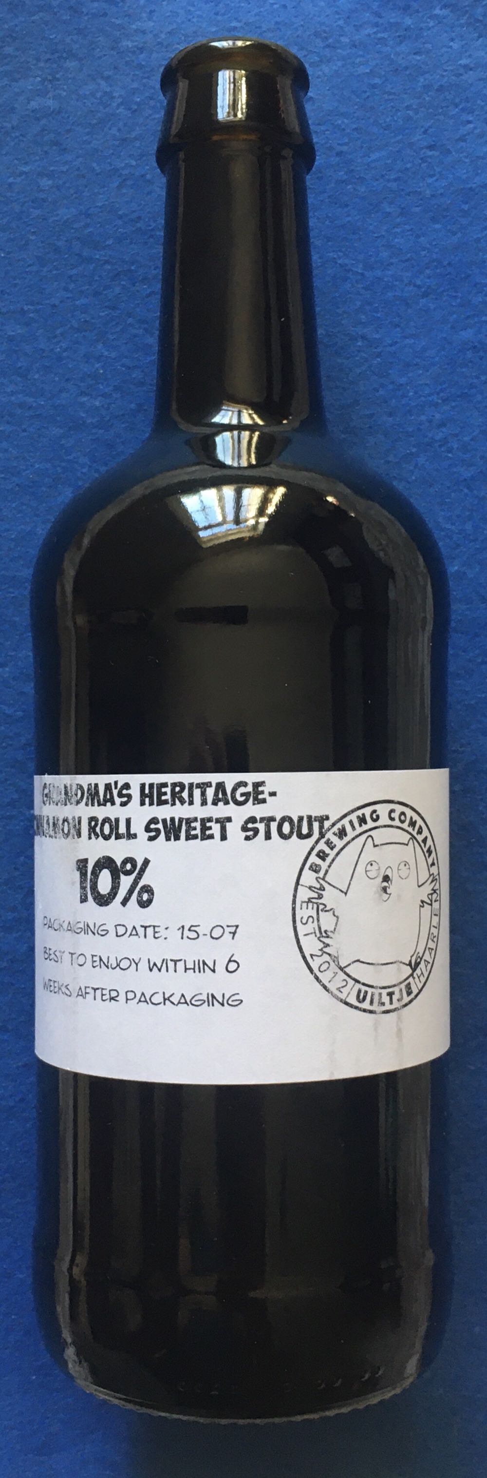 Grandma’s Heritage - Uiltje Brewing Company (500 mL) alcohol collectible - Main Image 3
