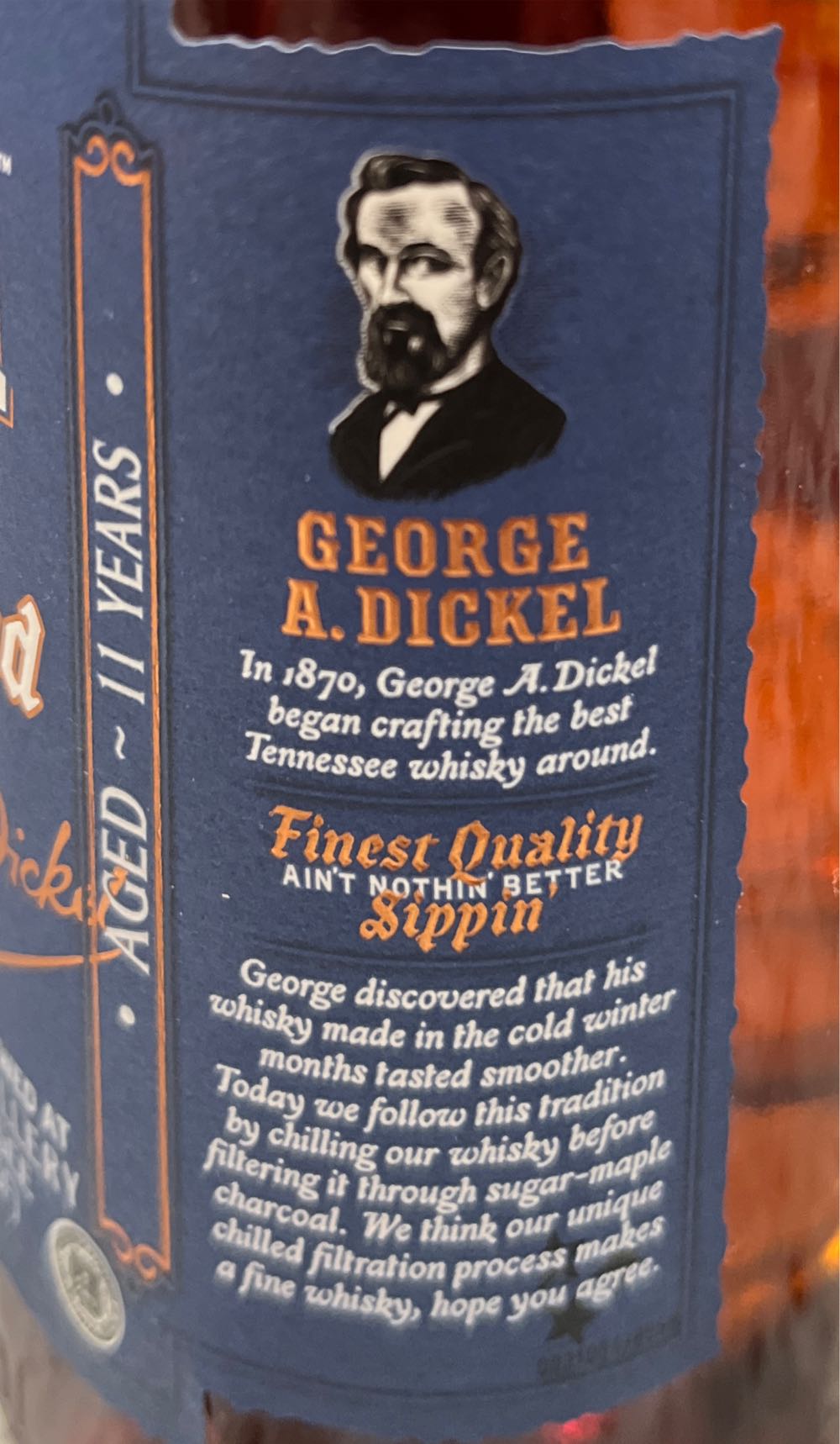George Dickel Bottled In Bond - Cascade Hollow Distillery (750 mL) alcohol collectible [Barcode 082000793939] - Main Image 3