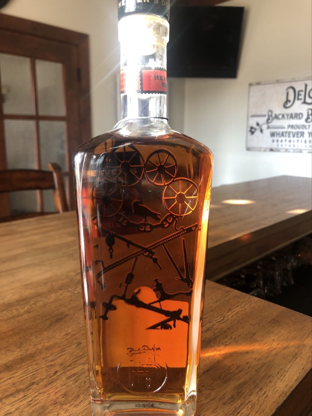 Heaven’s Door (Straight Bourbon) - Heaven Door Spirits (750 mL) alcohol collectible [Barcode 816136022621] - Main Image 3