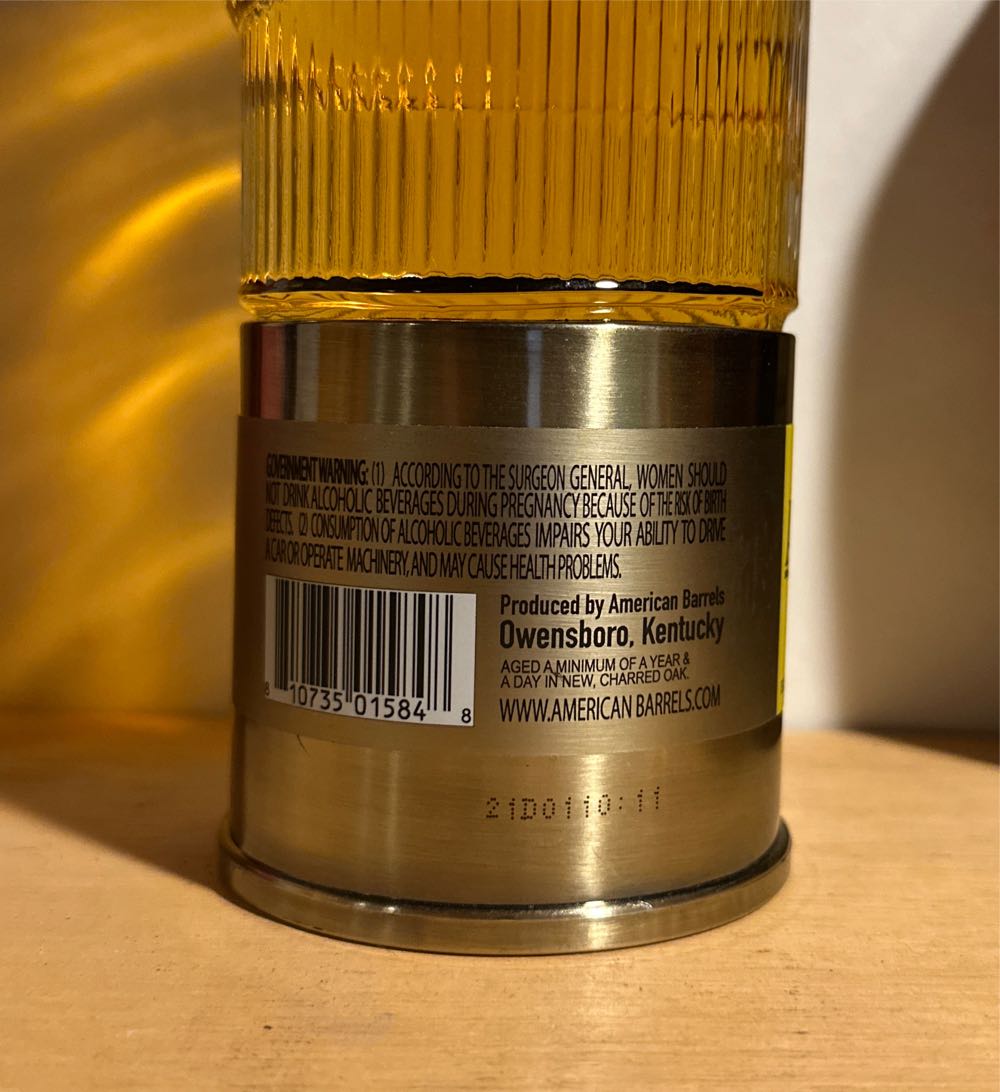 American Barrells Bourbon - Terrapure (750mL) alcohol collectible [Barcode 810735015848] - Main Image 2