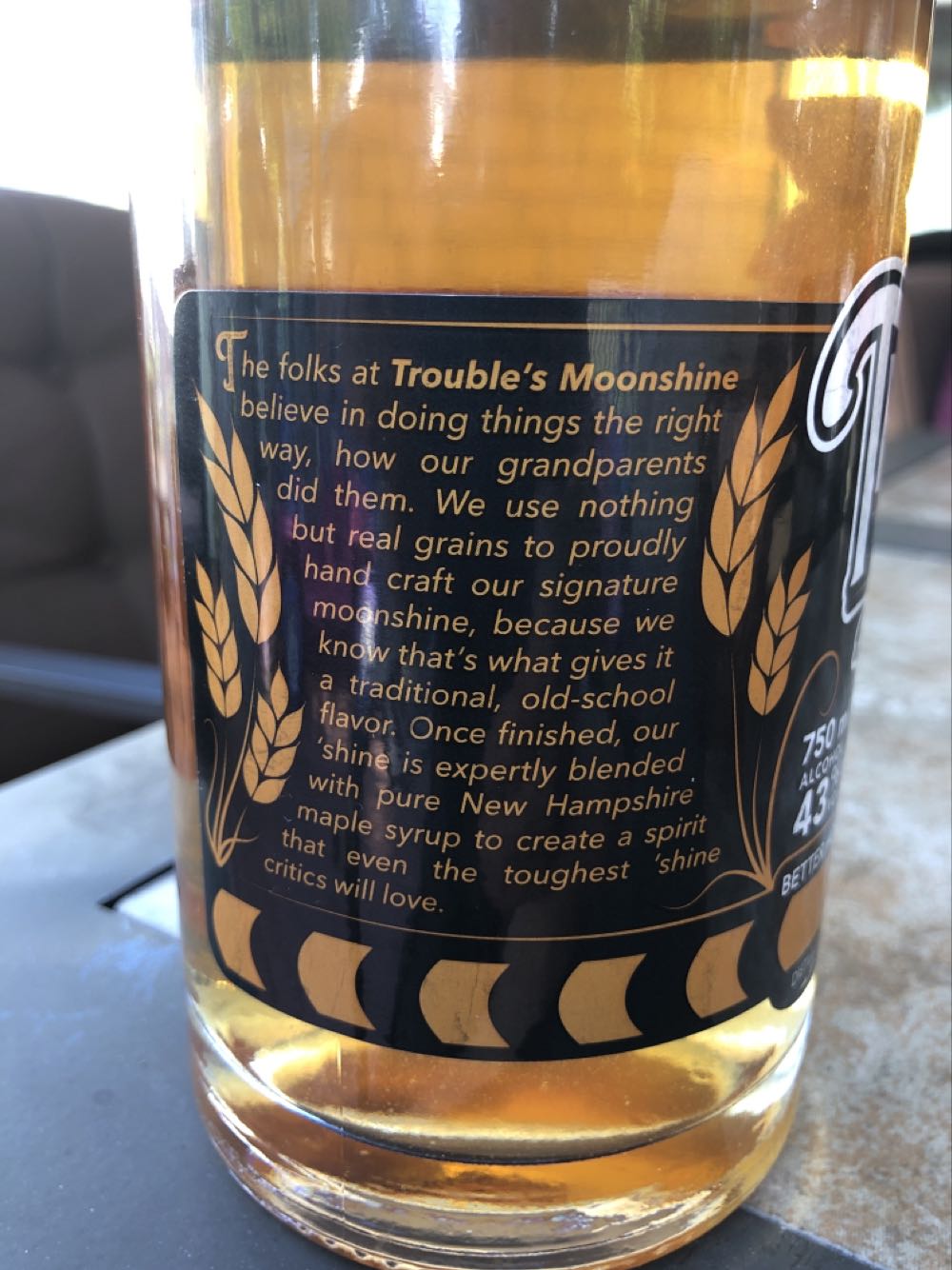 Steadfast Spirits Maple Moonshine - Steadfast Spirits (750 mL) alcohol collectible - Main Image 2