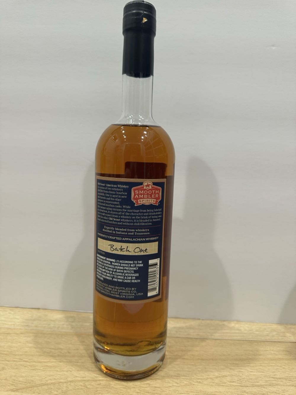 Smooth Ambler Old Scout 107 - Smooth Ambler (750mL) alcohol collectible [Barcode 854570002311] - Main Image 2