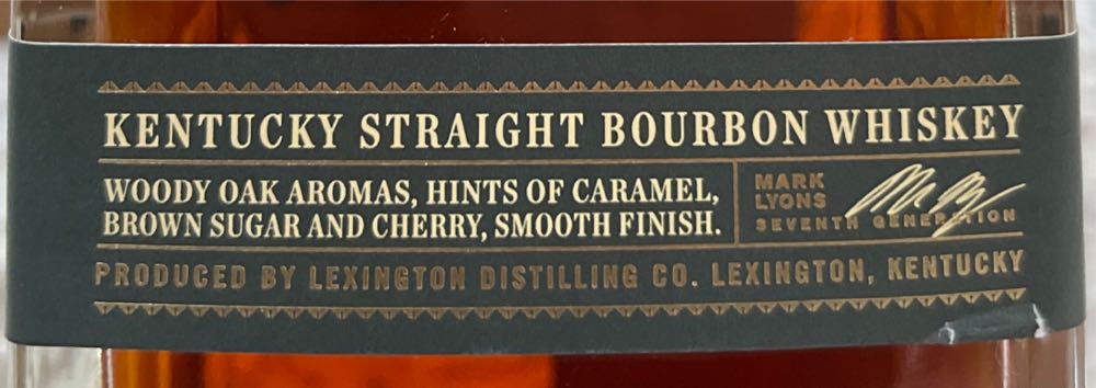 Town Branch - Alltech’s Lexington Distilling Co. (750 mL) alcohol collectible [Barcode 747301024945] - Main Image 3