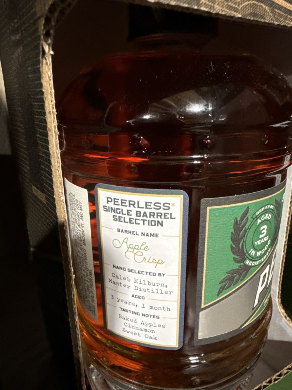 Peerless Rye Whiskey Barrel Selection - Peerless Distilling Co (750 mL) alcohol collectible [Barcode 813555020337] - Main Image 3