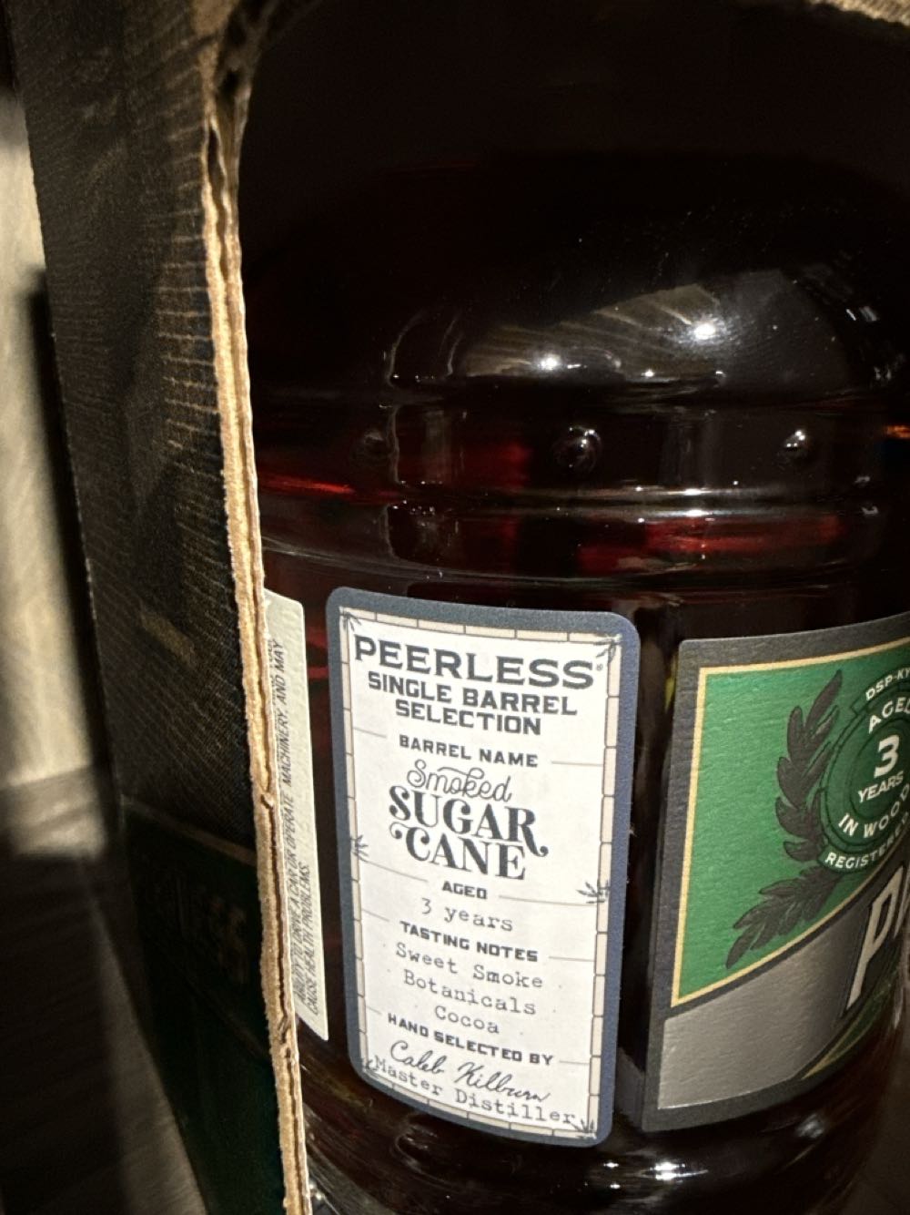 Peerless Rye Whiskey Barrel Selection - Peerless Distilling Co (750 mL) alcohol collectible [Barcode 813555020337] - Main Image 4