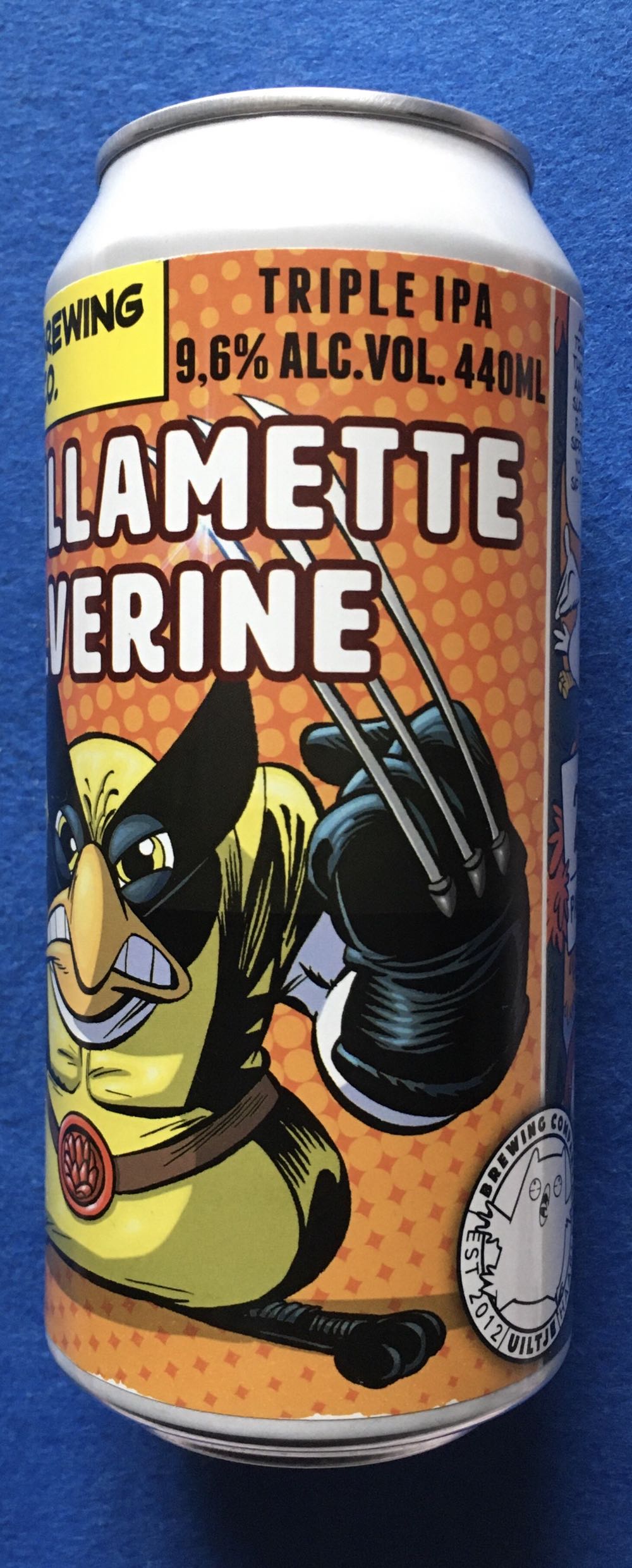 The Willamette Wolverine - Uiltje Brewing Company (440 mL) alcohol collectible [Barcode 8719325540079] - Main Image 2