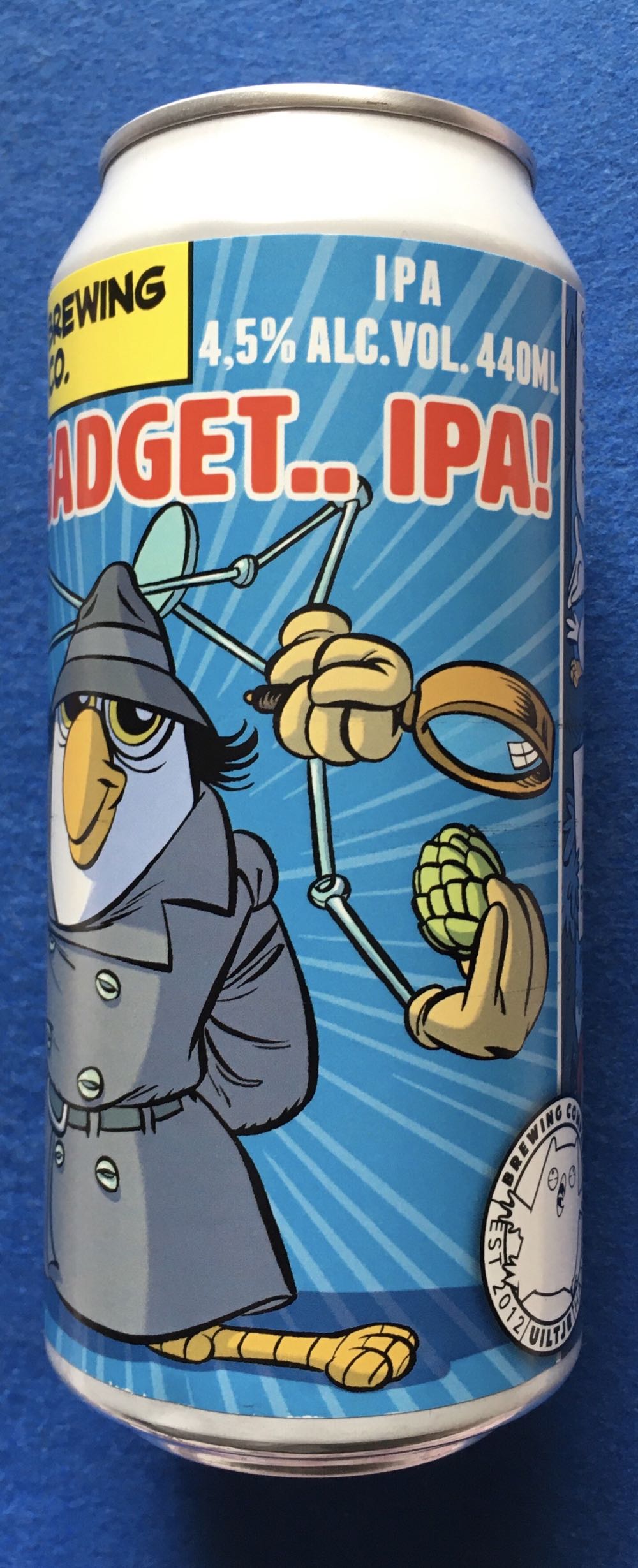 Go Go Gadget.. IPA! - Uiltje Brewing Company (440 mL) alcohol collectible [Barcode 8719325540017] - Main Image 2