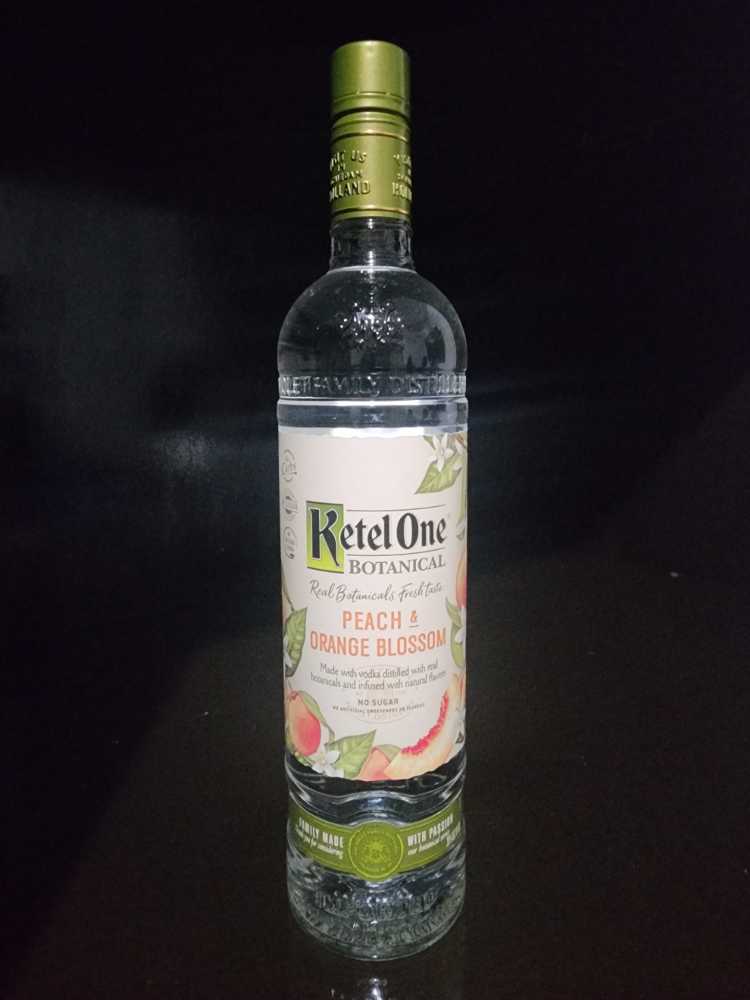 Ketel One Botanical Peach And Orange Blossom Vodka - Nolet Distillery, Schiedam, Holland (750mL) alcohol collectible [Barcode 085156675005] - Main Image 3
