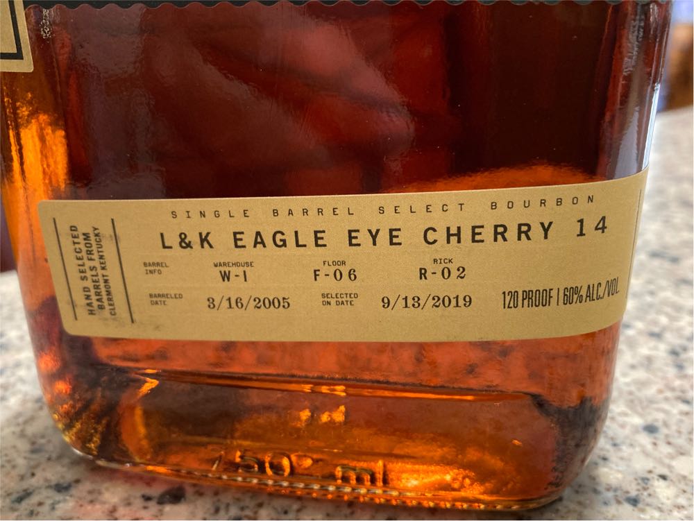 Knob Creek Single Barrel Tipsy’s - Knob Creek Distillery (750 mL) alcohol collectible [Barcode 080686016045] - Main Image 2