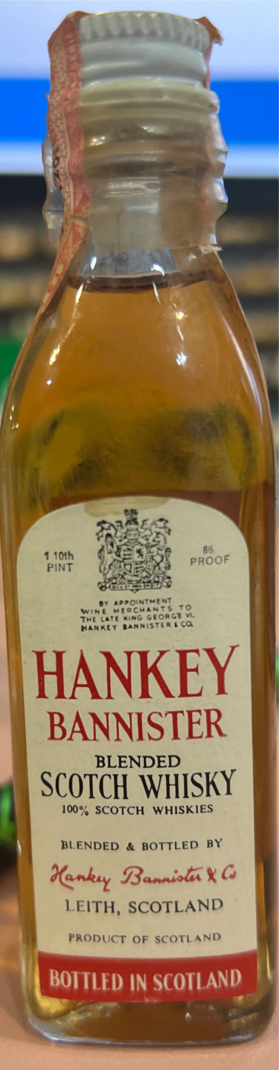 Hankey Bannister - Inver House Distillers Ltd. (50 mL) alcohol collectible [Barcode 5010509415491] - Main Image 3
