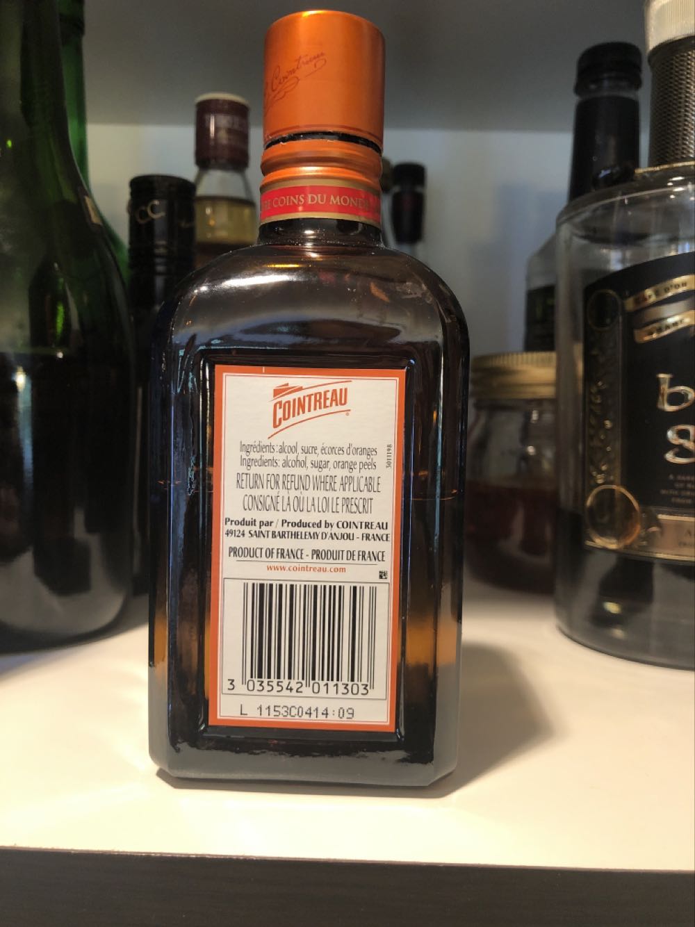 Cointreau  (375 mL) alcohol collectible [Barcode 3035542011303] - Main Image 2