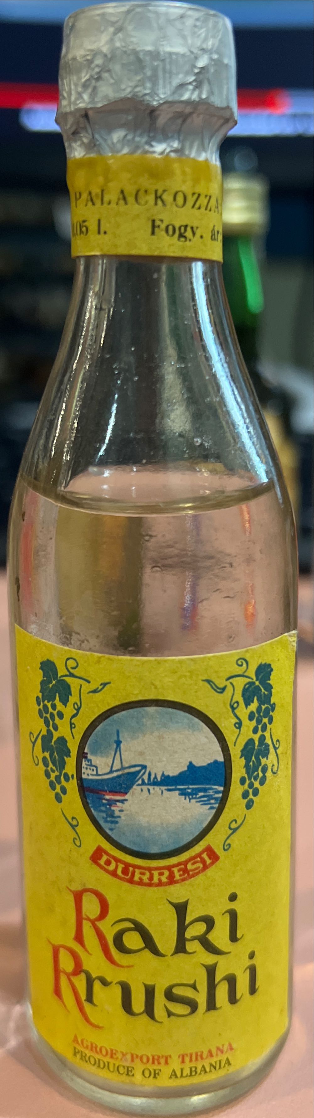 Raki Rrushi Durresi - Albania (50 mL) alcohol collectible - Main Image 2