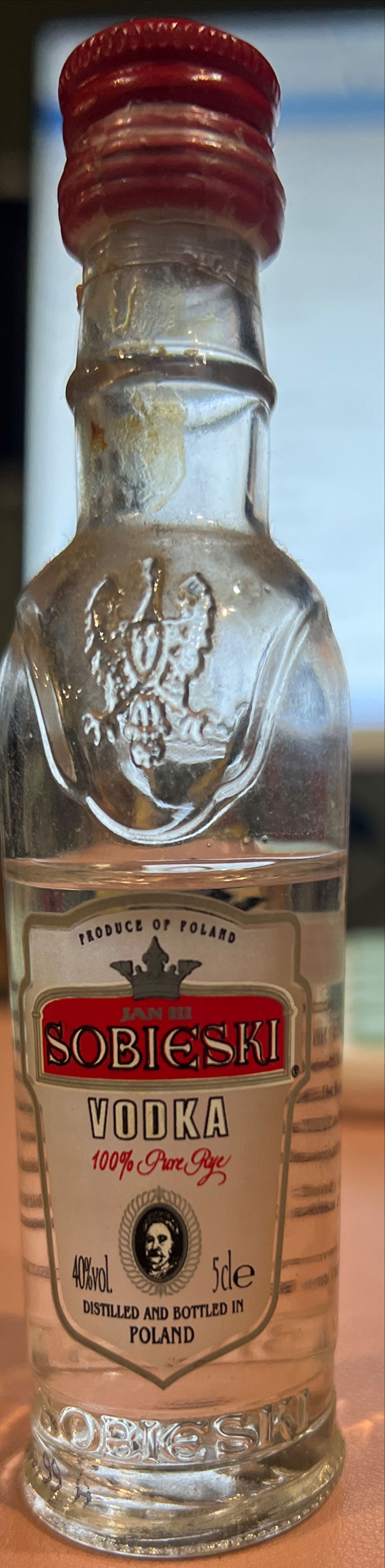 Sobieski  (50 mL) alcohol collectible [Barcode 089016008255] - Main Image 3