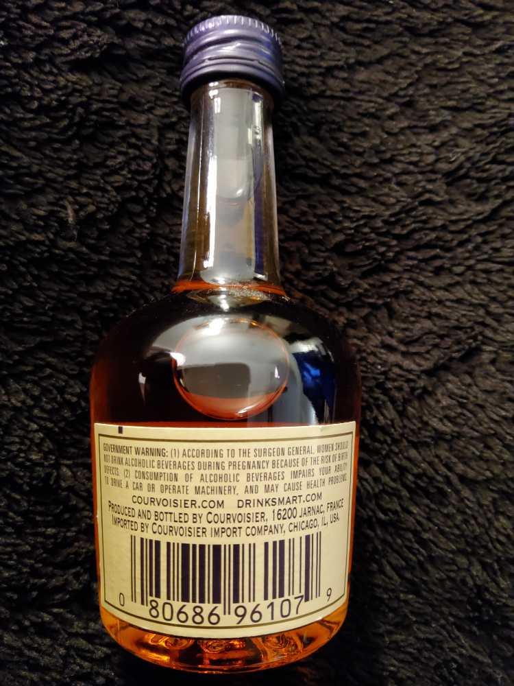 Curvoisier Cognac VS Very Special  - Courvoisier (50 mL) alcohol collectible [Barcode 080686961079] - Main Image 2