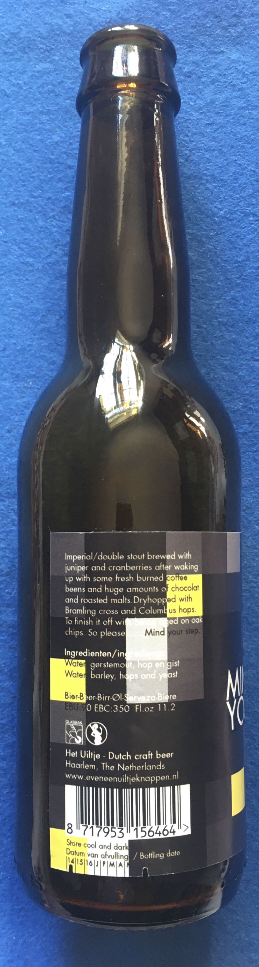 Mind Your Step - Uiltje Brewing Company (330 mL) alcohol collectible [Barcode 8717953156464] - Main Image 2
