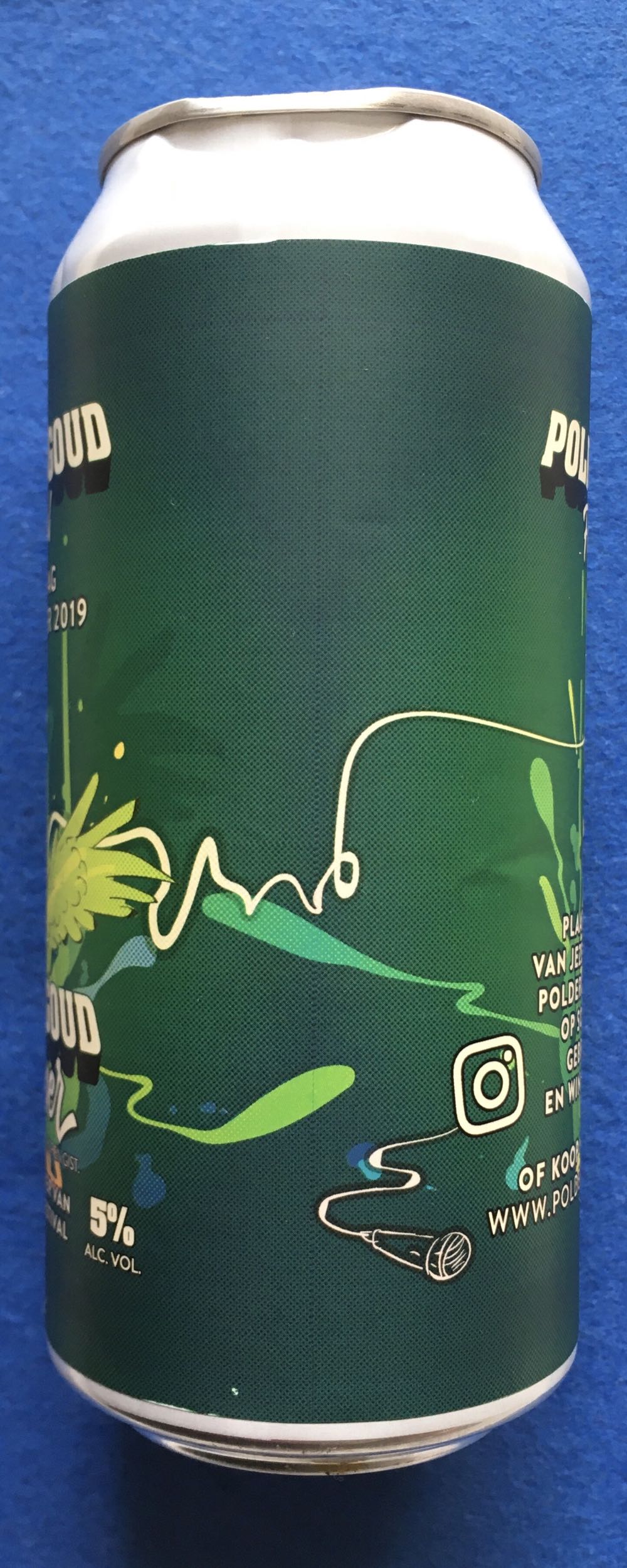 Poldergoud Pilsener - Uiltje Brewing Company (440 mL) alcohol collectible [Barcode 8719325539165] - Main Image 2