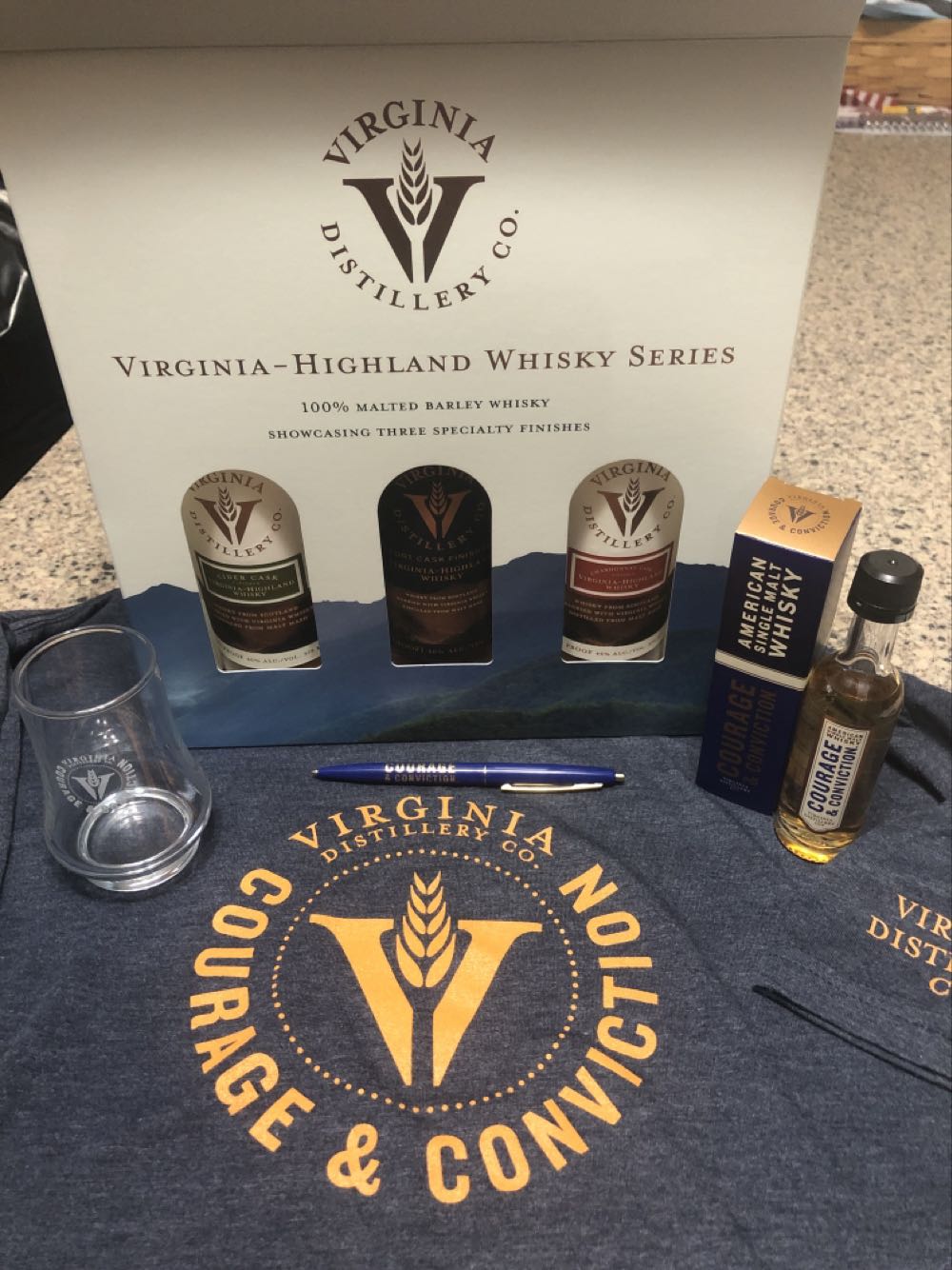 Virginia Distillery Port Cask Finished - Virginia Distillery Company (375 mL) alcohol collectible [Barcode 891306002016] - Main Image 3