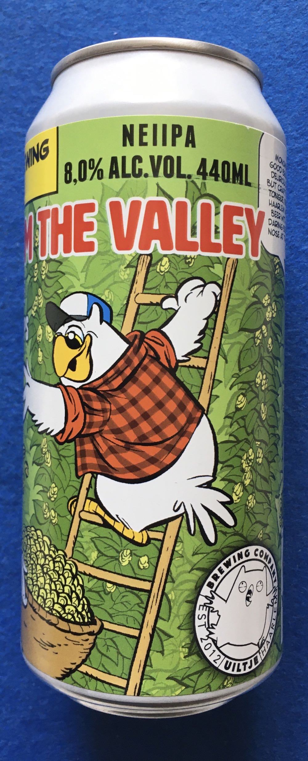 Fresh From The Valley - Uiltje Brewing Company (440 mL) alcohol collectible [Barcode 8719325540475] - Main Image 2