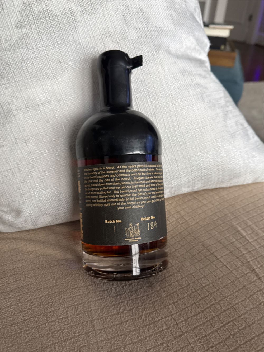 Redemption 9yr Bourbon Batch 3/4 - MGP Distilling (750 mL) alcohol collectible - Main Image 2