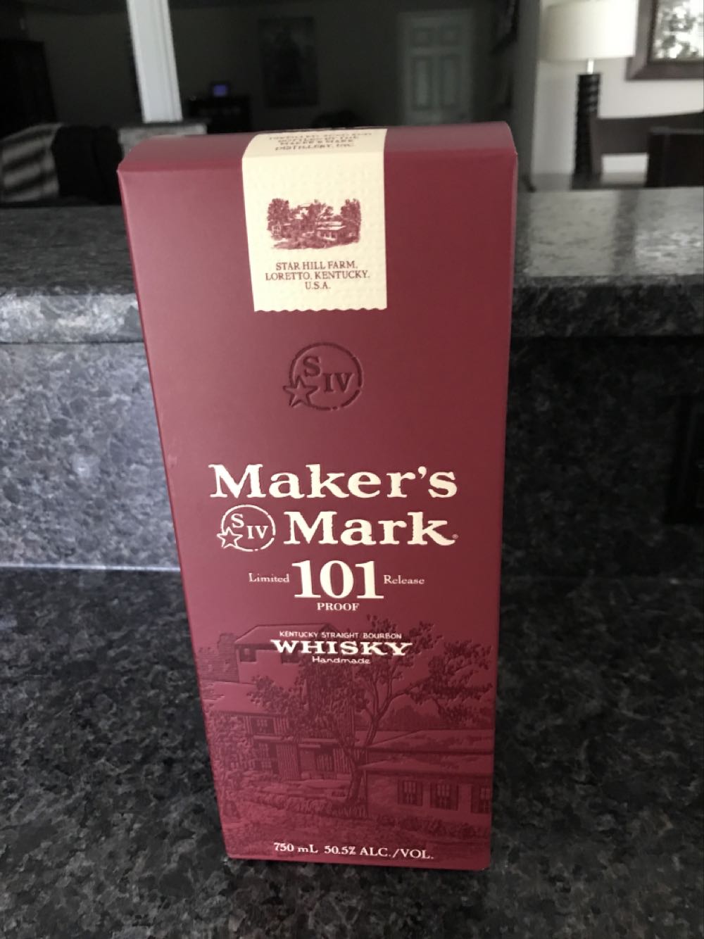 Maker’s Mark 101 Proof Limited Release Bourbon In box - The Maker’s Mark Distillery, Inc. (750mL) alcohol collectible [Barcode 085246501566] - Main Image 1
