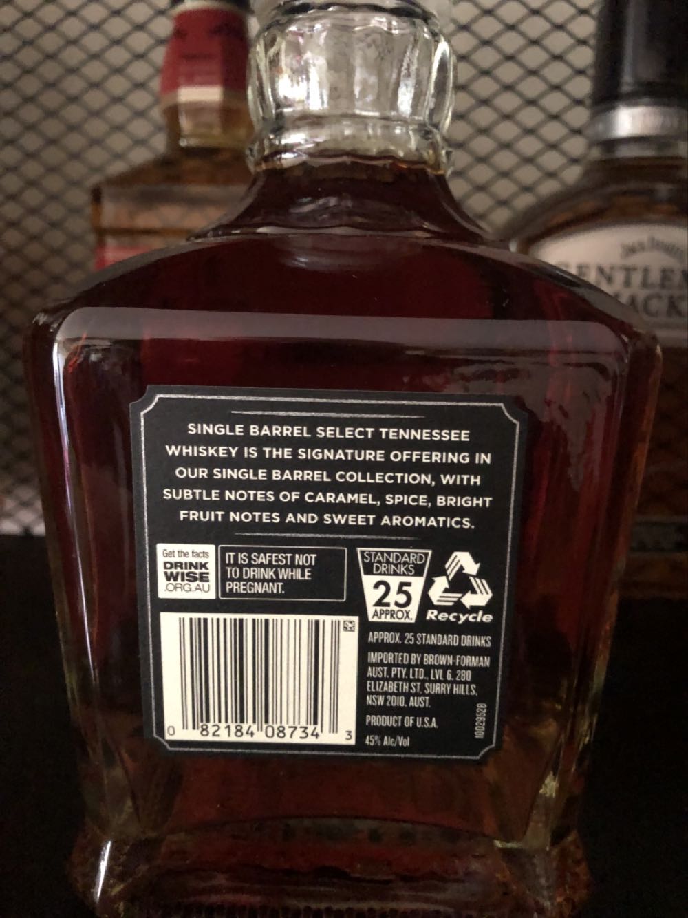 Personal Selection SB Australian JD Collectors Barrel #2 - Jack Daniel‘s Distillery (700 mL) alcohol collectible [Barcode 082184087343] - Main Image 2