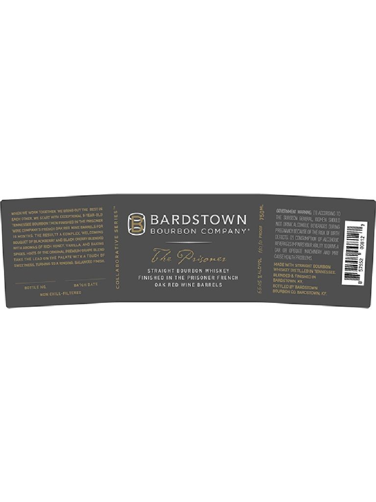 Bardstown The Prisoner - Bardstown Bourbon Company (750mL) alcohol collectible - Main Image 2