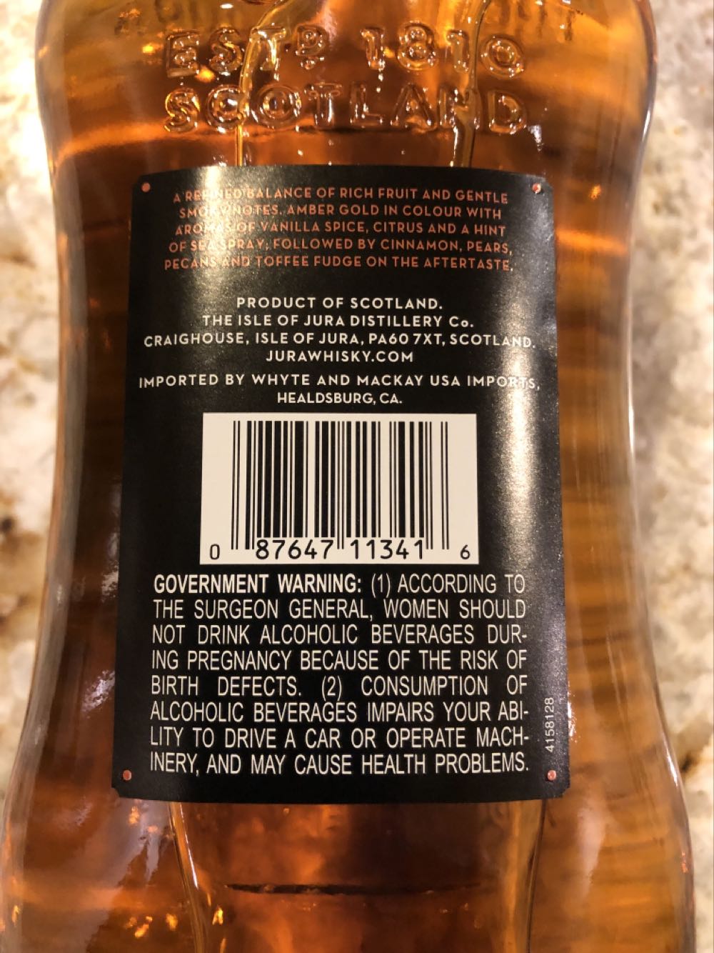 Jura Journey - The Isle of Jura Distillery Co (750 mL) alcohol collectible [Barcode 087647113416] - Main Image 2