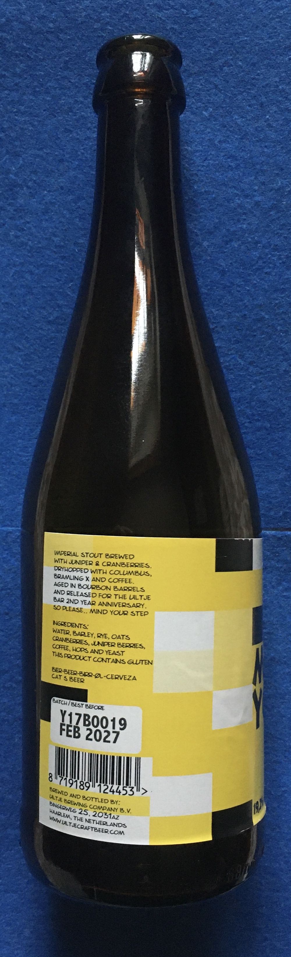 Mind Your Step - Uiltje Brewing Company (500 mL) alcohol collectible [Barcode 8719189124453] - Main Image 3