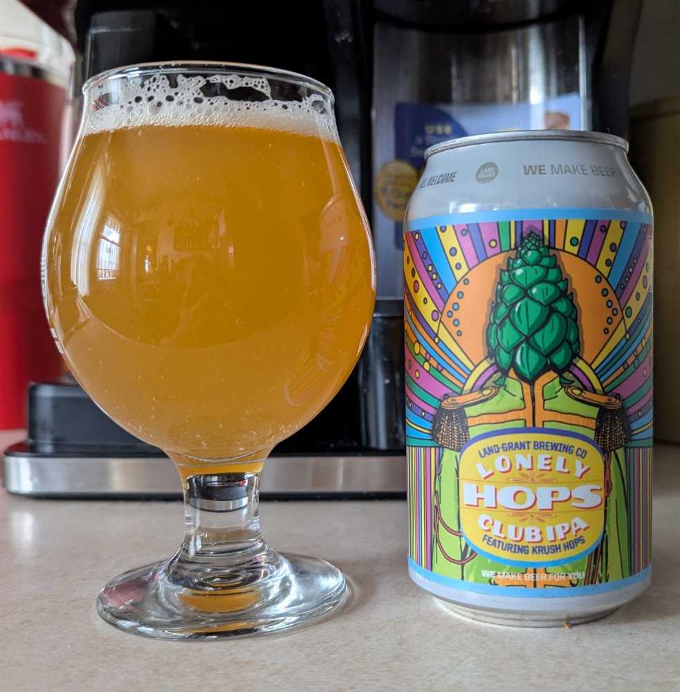Lonely Hops Club - Land Grant Brewing Co. alcohol collectible - Main Image 2