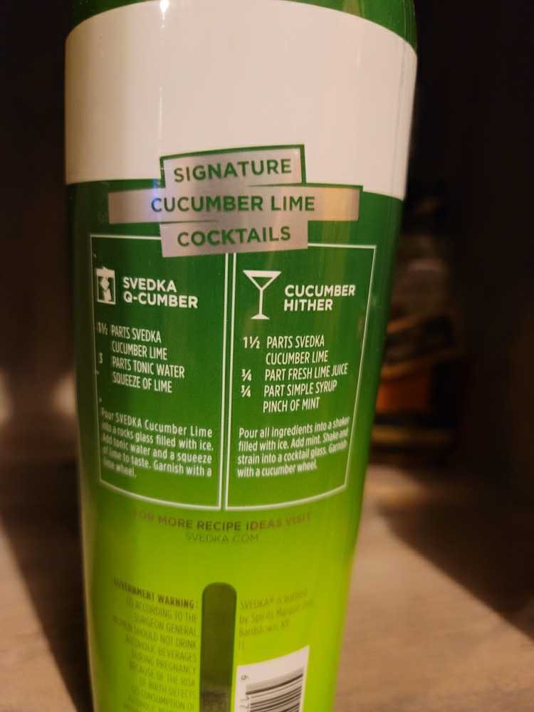 Svedka  (1 L) alcohol collectible [Barcode 617768161104] - Main Image 2