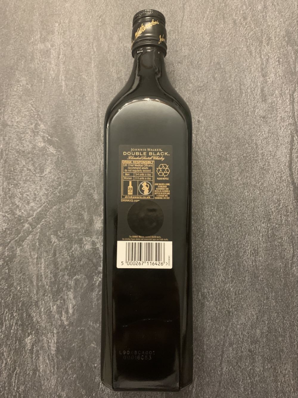 Johnnie Walker Double Black - Johnnie Walker & Sons (1 L) alcohol collectible [Barcode 5000267116426] - Main Image 3