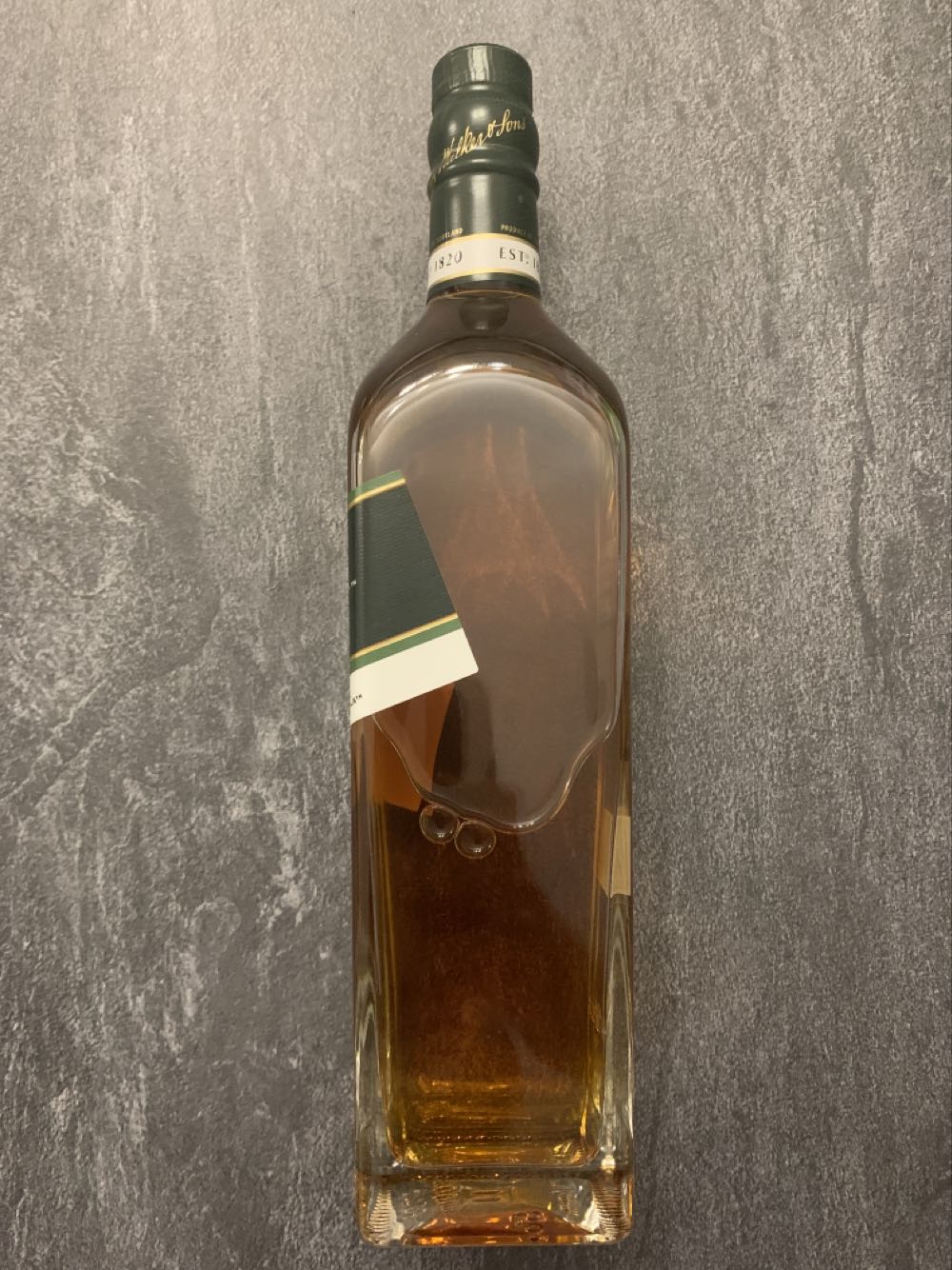 Johnnie Walker Green Label - Johnnie Walker & Sons (700 mL) alcohol collectible [Barcode 5000267134710] - Main Image 2