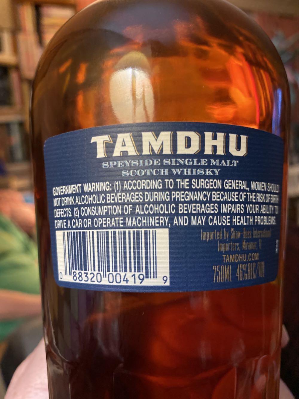 Tamdhu 15 Year - Tamdhu Distillery (750 mL) alcohol collectible - Main Image 2