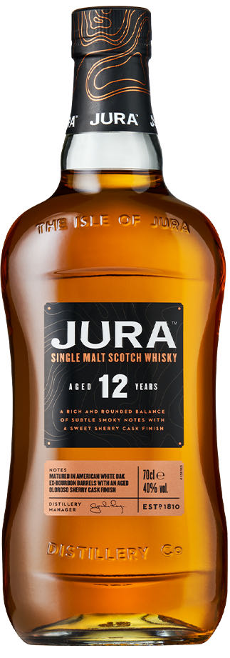 Jura 12 Year Old - Jura Distillery (700 mL) alcohol collectible [Barcode 5013967012509] - Main Image 3