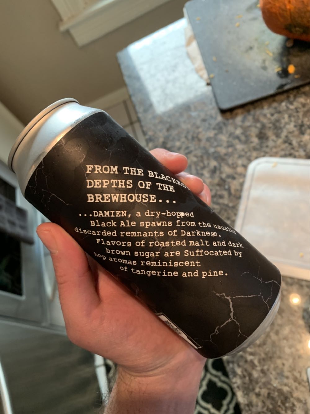 Damien - Child Of Darkness Ale - Surly Brewing Co alcohol collectible [Barcode 893354001836] - Main Image 2