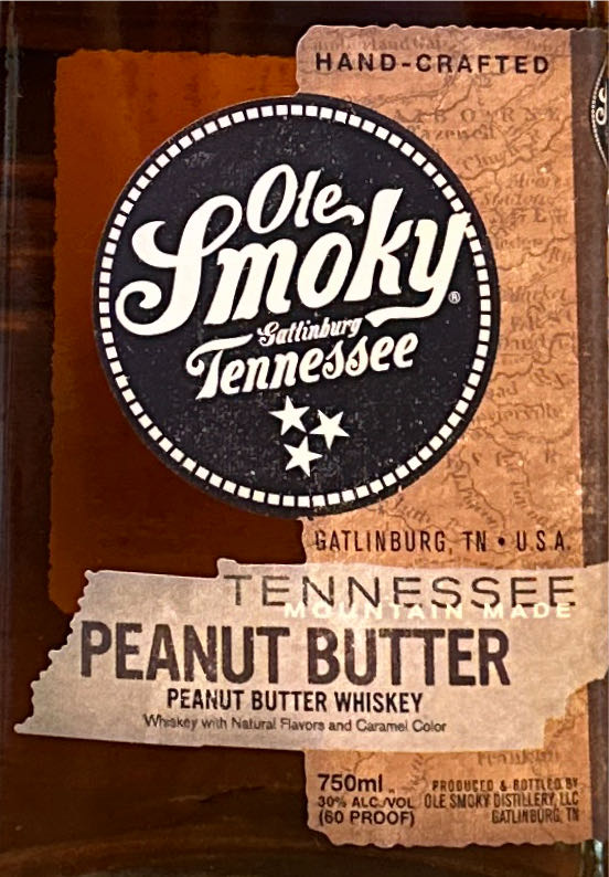 Ole Smoky Peanut Butter Whiskey - Ole Smokey Distillery (750 mL) alcohol collectible [Barcode 853915008568] - Main Image 2