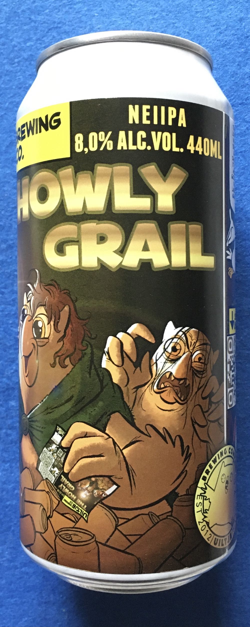 The Howly Grail - Uiltje Brewing Company (440 mL) alcohol collectible [Barcode 8719325540543] - Main Image 2
