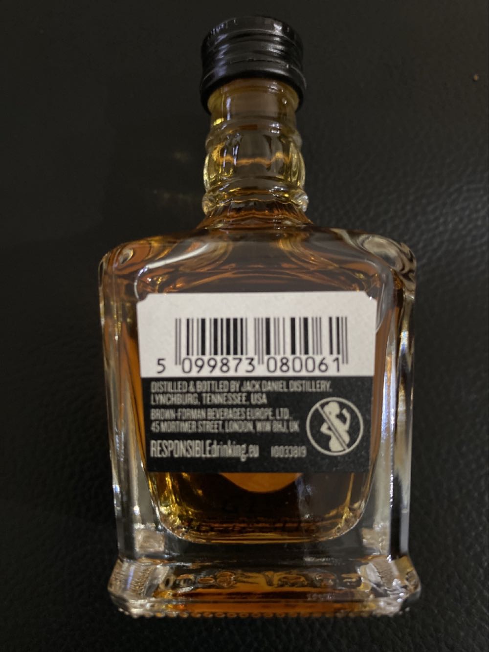 Single Barrel -- Select Mini 5cl - Jack Daniel‘s Distillery (50 mL) alcohol collectible [Barcode 5099873080061] - Main Image 2