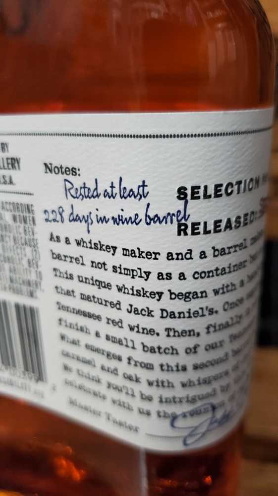 0 Tasters Barrel Reunion #1 2019 - Jack Daniel‘s Distillery (375 mL) alcohol collectible [Barcode 082184003992] - Main Image 3