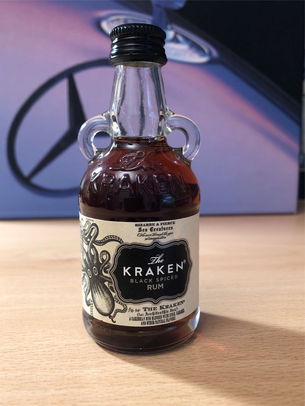 The Kraken Black Spiced Rum - The Kraken Rum Co. (50 mL) alcohol collectible [Barcode 811538012454] - Main Image 2