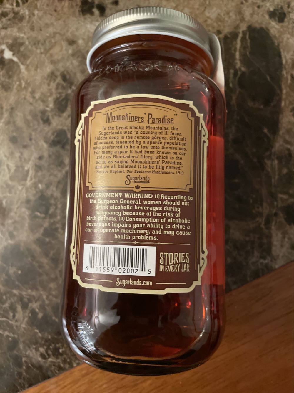 Sugarlands Shine - Appalachian Apple Pie - Stories - Sugarlands Distilling Company (750 mL) alcohol collectible [Barcode 811559020025] - Main Image 2